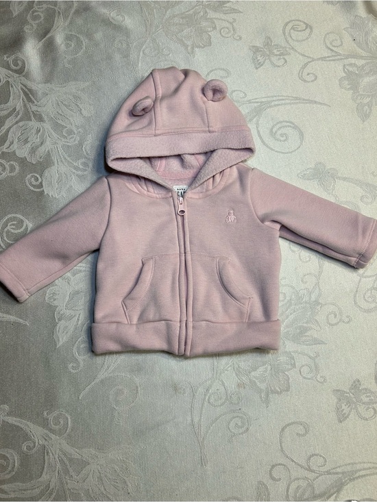 GAP Other - GAP Light Pink Hooded Zip Sweatshirt with Ear Detail